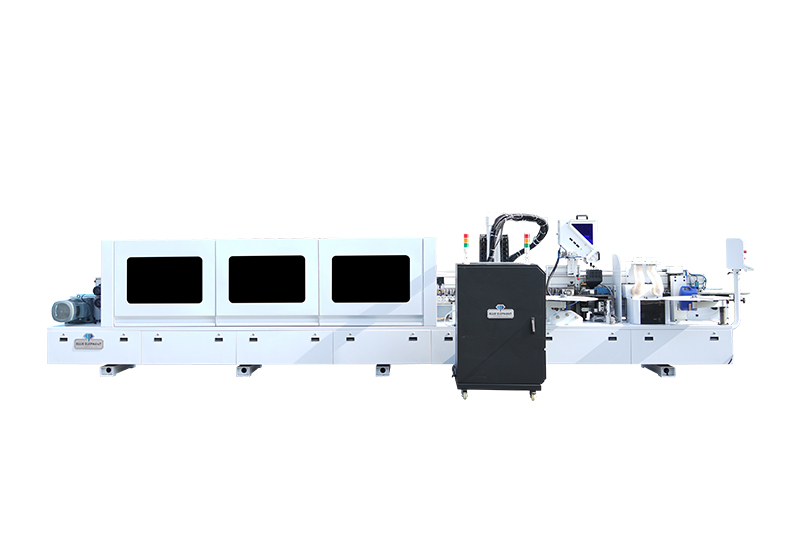 E-70JDSR Double Gluepots Automatic Edgebander Hot Glue Edge Banding Machine with Corner Rounding