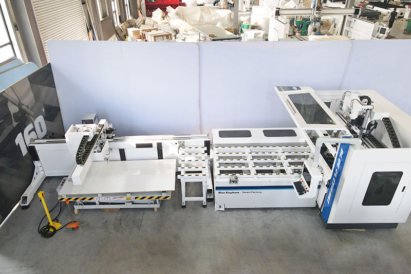 ET7 Labeling CNC Drilling and Cutting Production Line part
