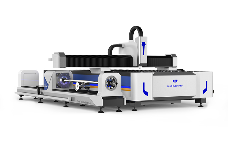 Dual Purpose Sheet and Tube Laser Cutting Machine Fiber Laser Cutter for Steel, Aluminum, Titanium, Copper