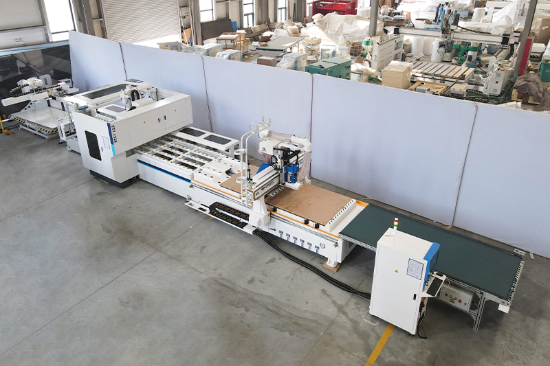 Gradual Automation of the High Efficiency Furniture Production Line