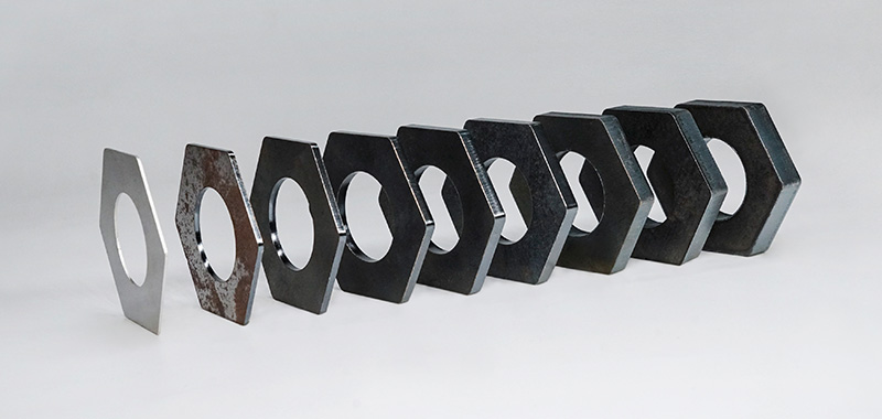 laser cut carbon steel parta