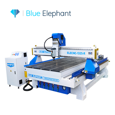 The Latest 1325 Rotary Axis CNC Router for Cylindrical Workpiece