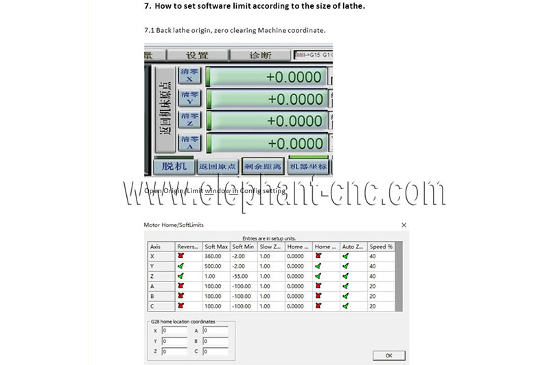 Mach3 USB-port Wood Cnc Router Set Software Limit