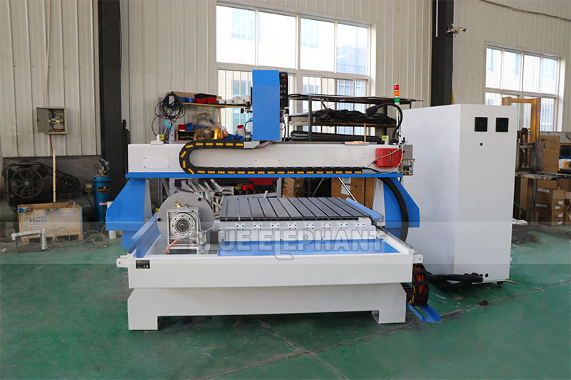 Mini 1212 4x4 4 Axis Linear ATC CNC Router with Rotary Device