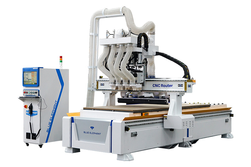 Affordable 1325 Multi-head CNC Router with 4 Spindles for Woodworking