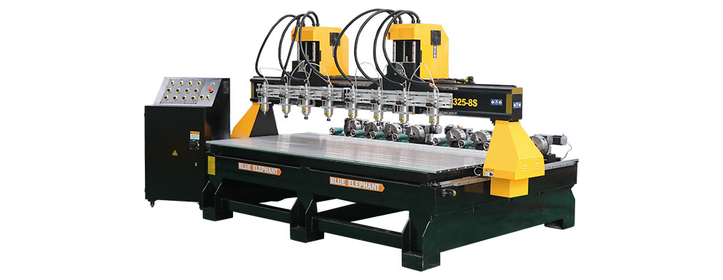 Multi-head CNC router