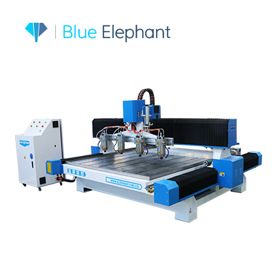 Multi Head Stone CNC Machine 3D Stone Carving Machine with 4 Spindles