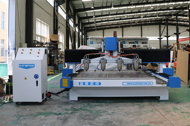 Multi Head Stone CNC Machine 3D Stone Carving Machine with 4 Spindles