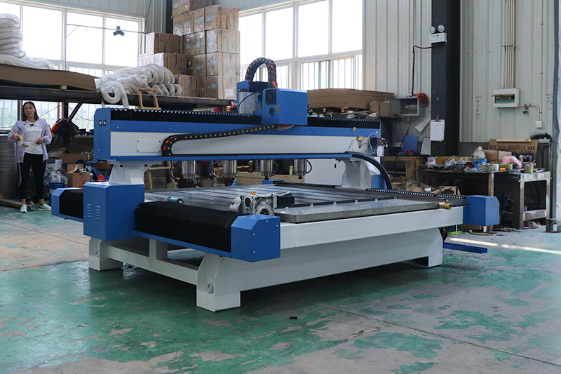 Multi Head Stone CNC Machine 3D Stone Carving Machine with 4 Spindles