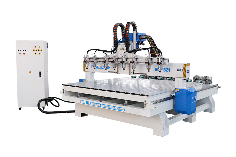 Economic 1821 Multi Spindles CNC Machinery with Rotary Devices & 8 Spindles