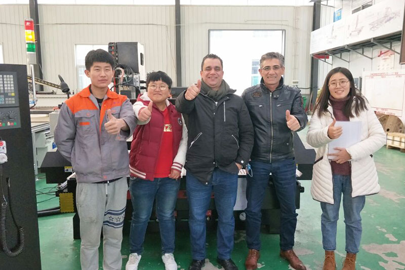 Netherlands Customer Visiting, 4*8 ATC Wood Working Machinery