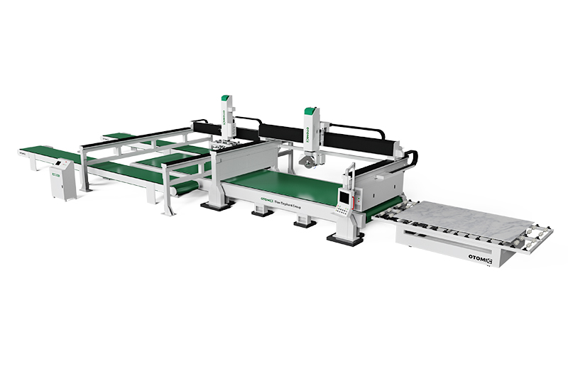 Automatic 5 Axis CNC Bridge Saw Machine Quartz Slab Production Line for Stone Cutting and Polishing