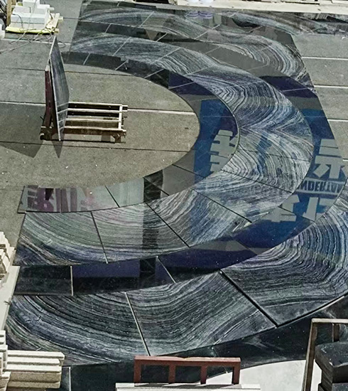 quartz stone cutting project