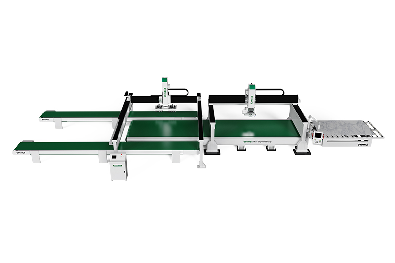 Automatic 5 Axis CNC Bridge Saw Machine Quartz Slab Production Line for Stone Cutting and Polishing