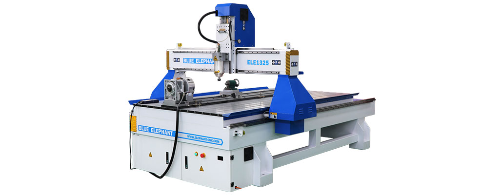 Rotary axis CNC router