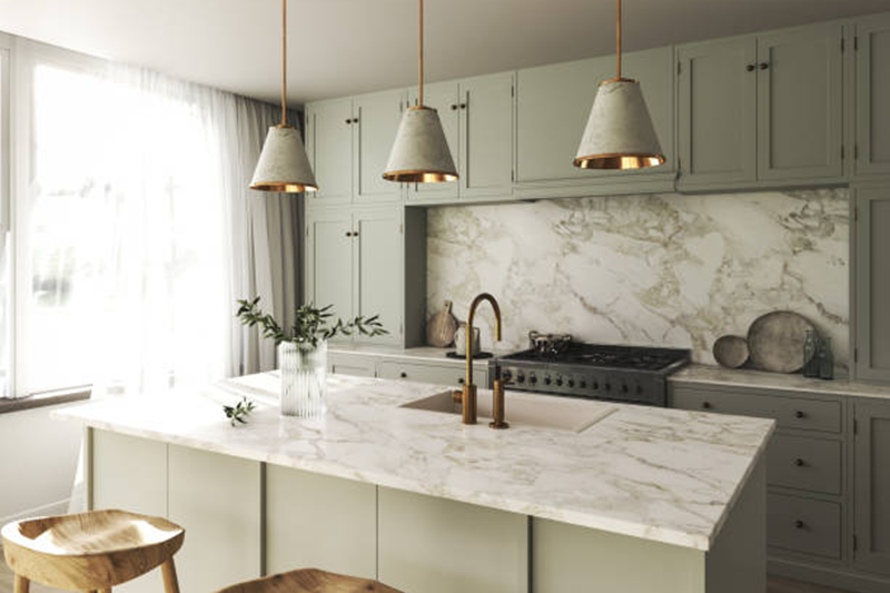 Customized Kitchen Countertops Made by Stone CNC Machines