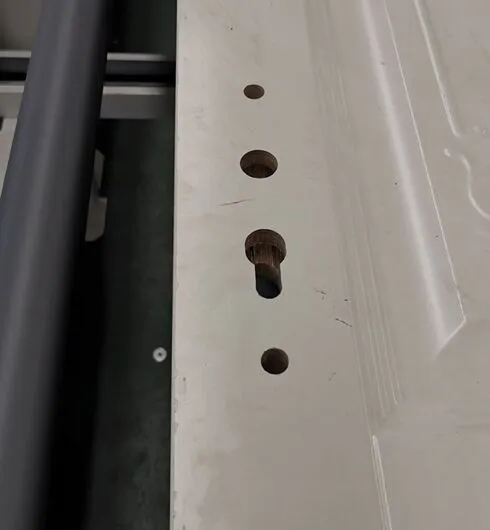Door lock making machine sample 4