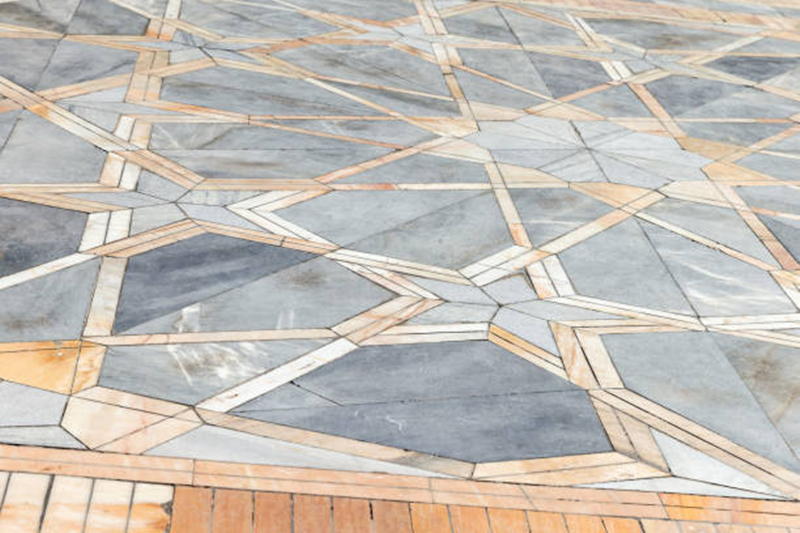 Stone Flooring Inlays Made by Stone CNC Machines
